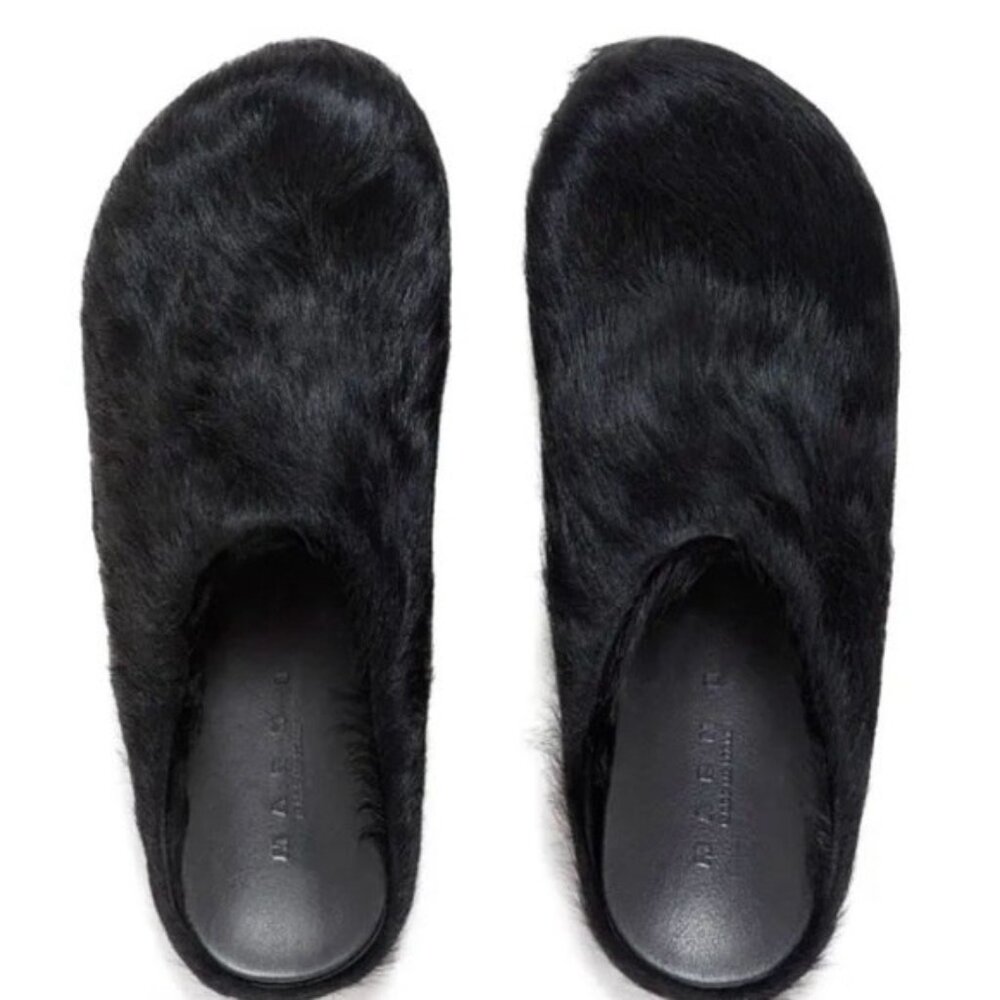 Black Marni Slippers